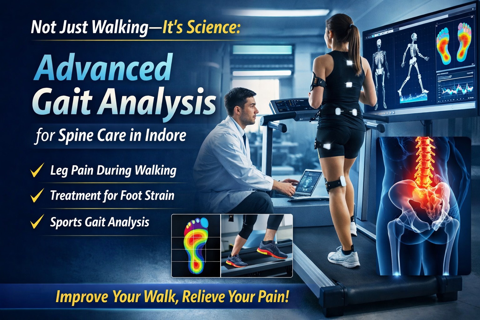 Sports GAIT analysis in Inodre , Advanced physiotherapy clinic
