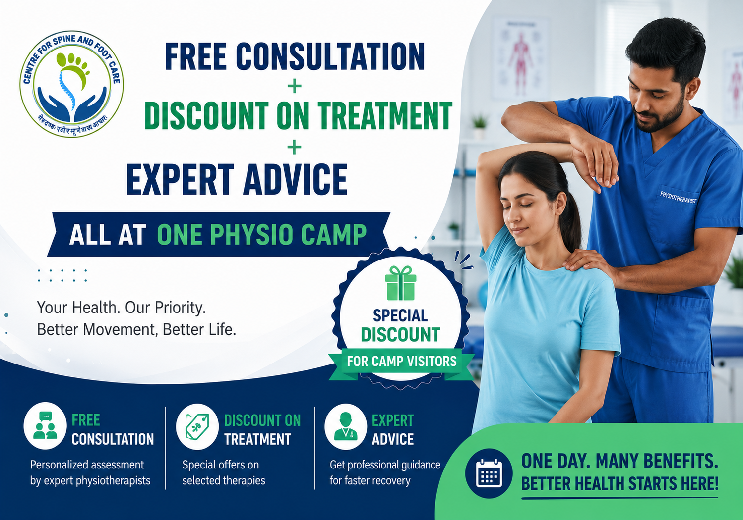 best physiotherapy clinic free camp
