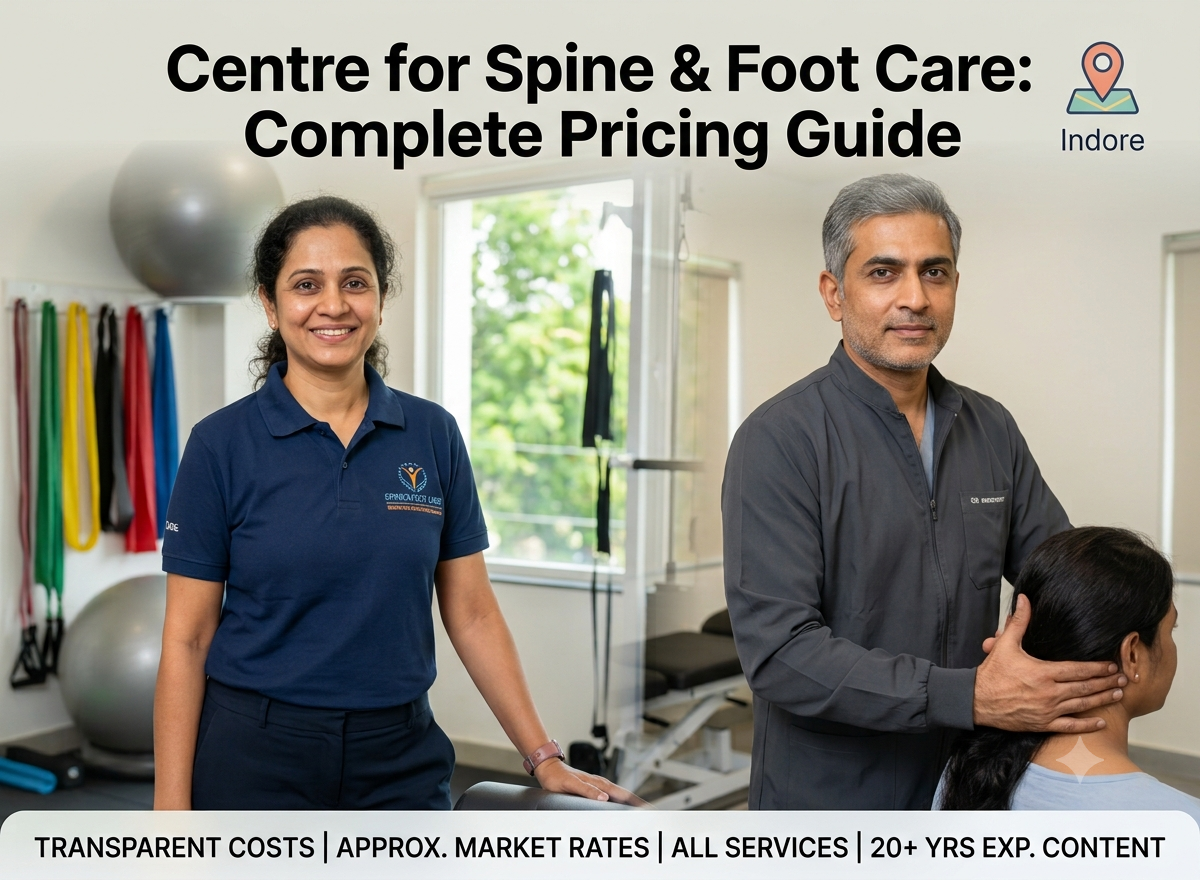 Best physiotherapist and chiropractor in Indore offering cost guide for physical therapy and spinal care