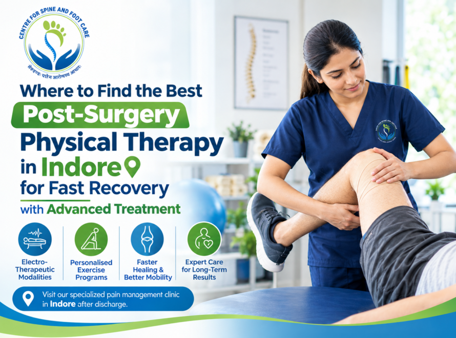 Post-surgery physiotherapy treatment in Indore for faster recovery and improved mobility
